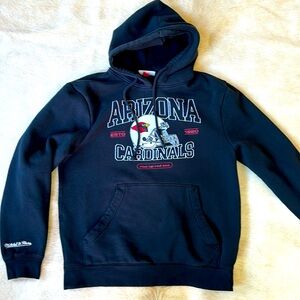 MENS Mitchell & Ness ARIZONA CARDINALS NFL Football Sweatshirt HOODIE